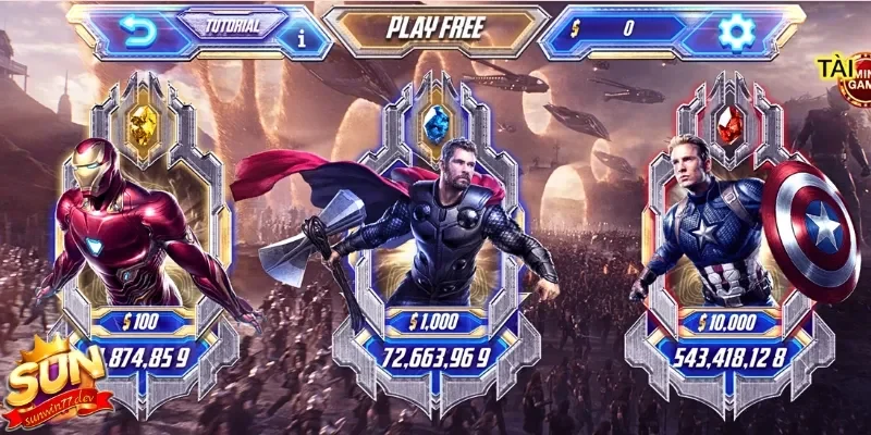 Nổ Hũ Avengers Sunwin - Trúng Jackpot Cùng Siêu Anh Hùng 2 Nổ hũ Avengers Sunwin hấp dẫn được nhiều người chơi yêu thích